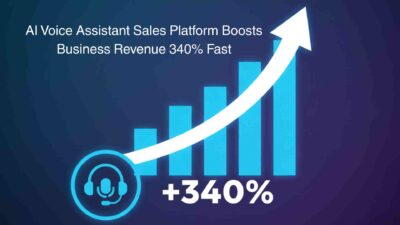 AI voice assistant sales platform boosts business revenue