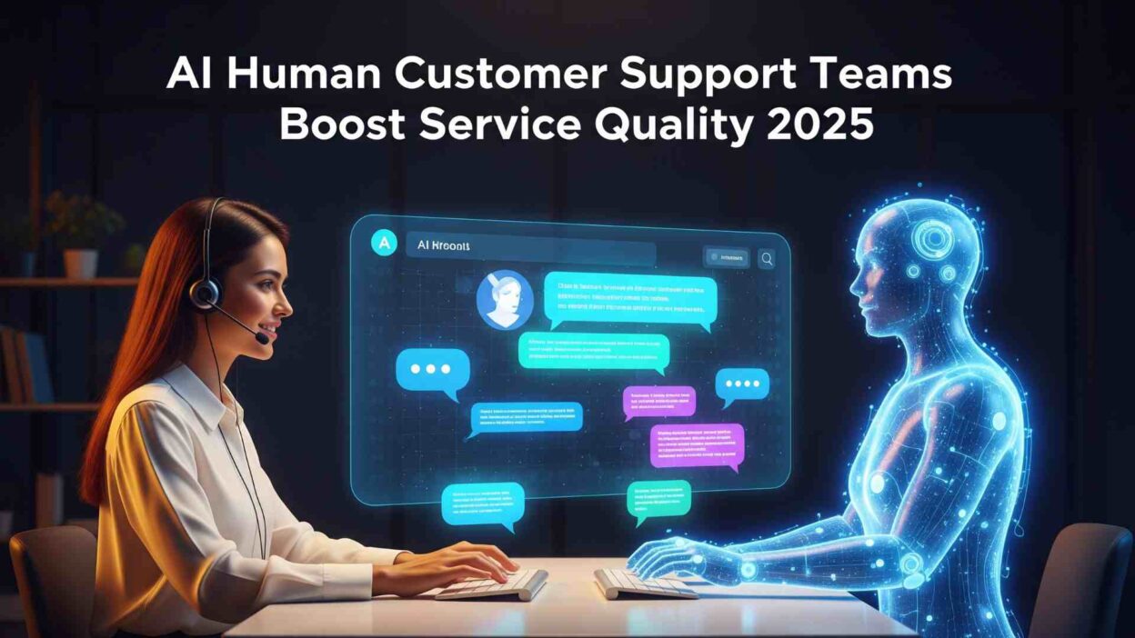 AI human customer support teams