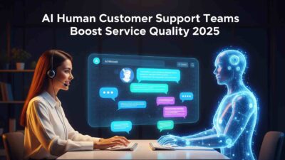 AI human customer support teams