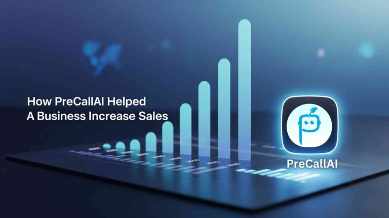 How PreCallAI Helped A Business Increase Sales