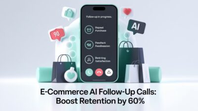 E-commerce AI order follow up calls