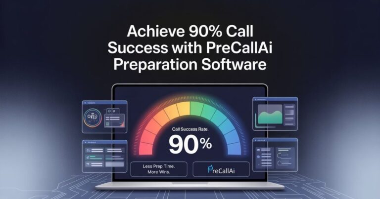 Achieve 90% Call Success with PreCallAI Preparation Software