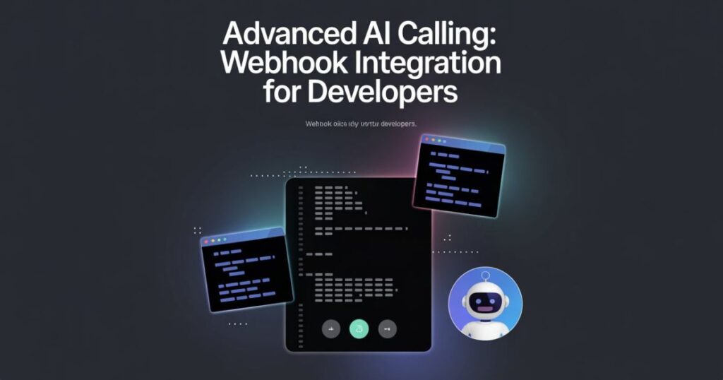 Webhook integration AI calling