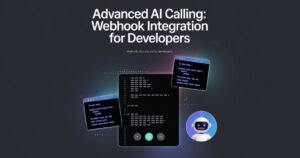 Webhook integration AI calling