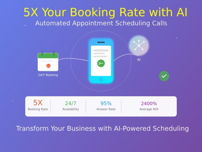 AI Appointment Scheduling Calls: 5X Your Booking Rate in 2025