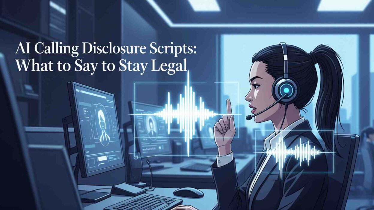 AI calling disclosure scripts
