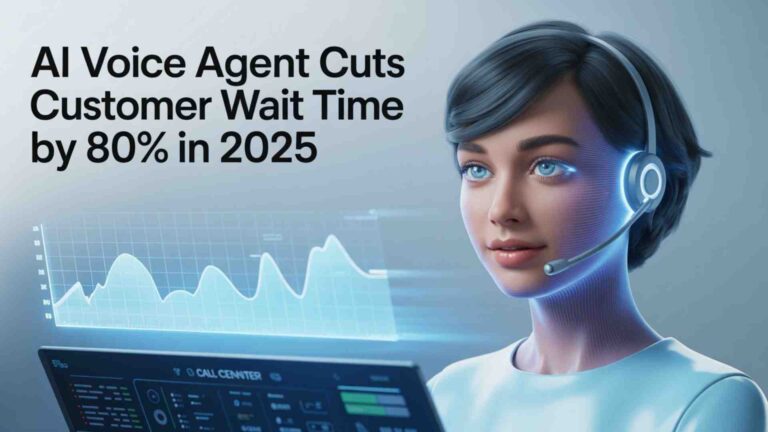 AI Voice Agent Cuts Customer Wait Time by 80% in 2025
