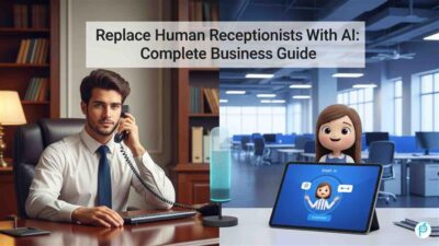 Replace human receptionists with AI