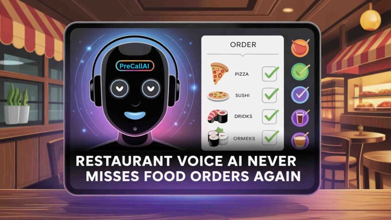 Restaurant voice AI