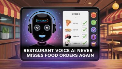 Restaurant voice AI