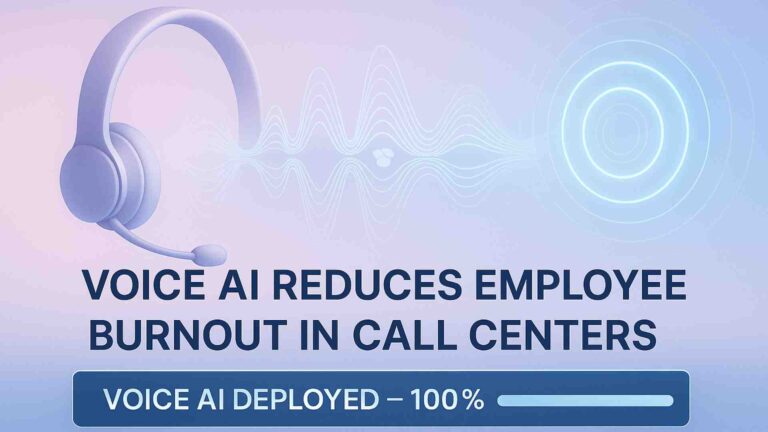 Voice AI Reduces Employee Burnout in Call Centers
