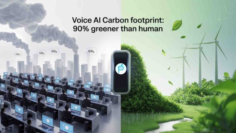 Voice AI Carbon Footprint: 90% Greener Than Human