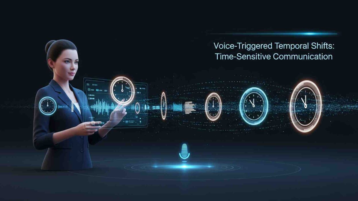 Voice-triggered temporal shifts