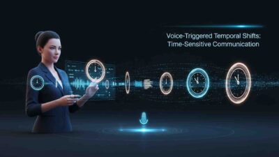 Voice-triggered temporal shifts