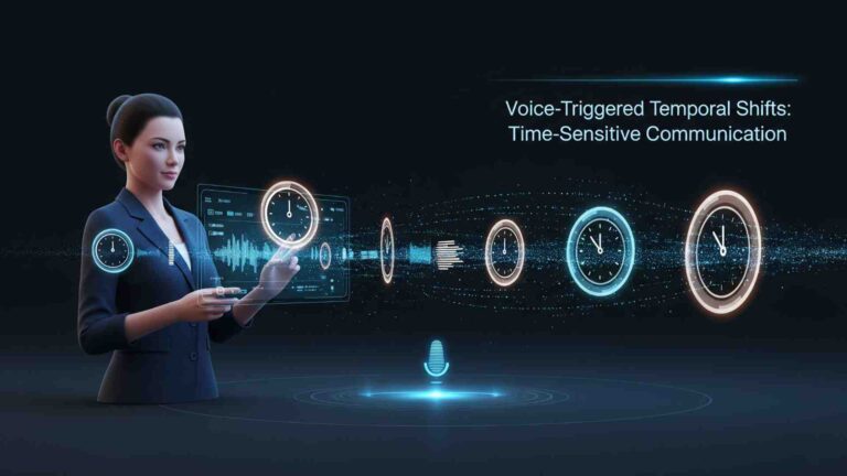Voice-Triggered Temporal Shifts: Time-Sensitive Communication