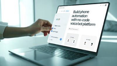 No-code voice bot platform