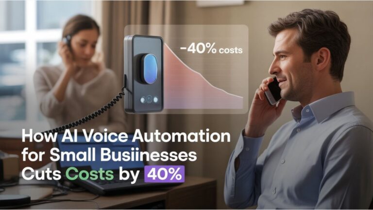 How AI Voice Automation for Small Businesses Cuts Costs by 40%