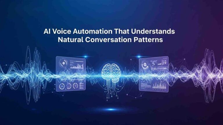 AI Voice Automation That Understands Natural Conversation Patterns