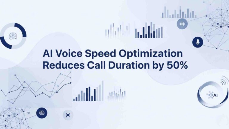 AI Voice Speed Optimization Reduces Call Duration by 50%