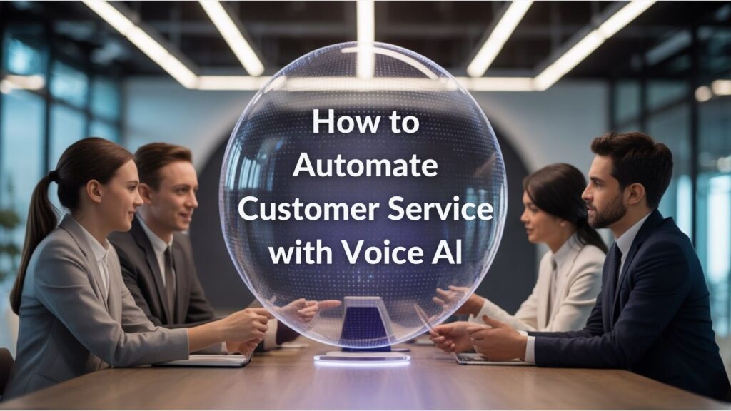 How to automate customer service with voice AI