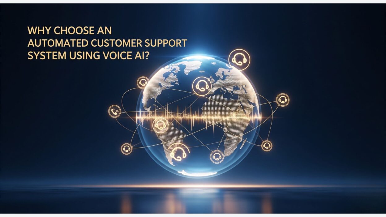 Automated customer support system using voice AI