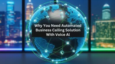 Automated business calling solution with voice AI