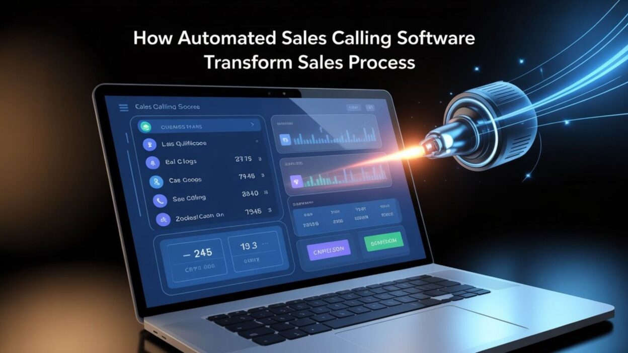Automated sales calling software with lead qualification
