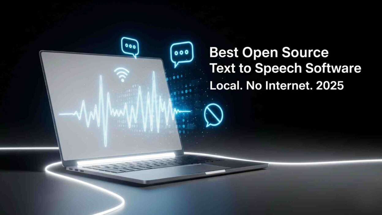 Best Open Source Text to Speech Software Local No Internet 2025