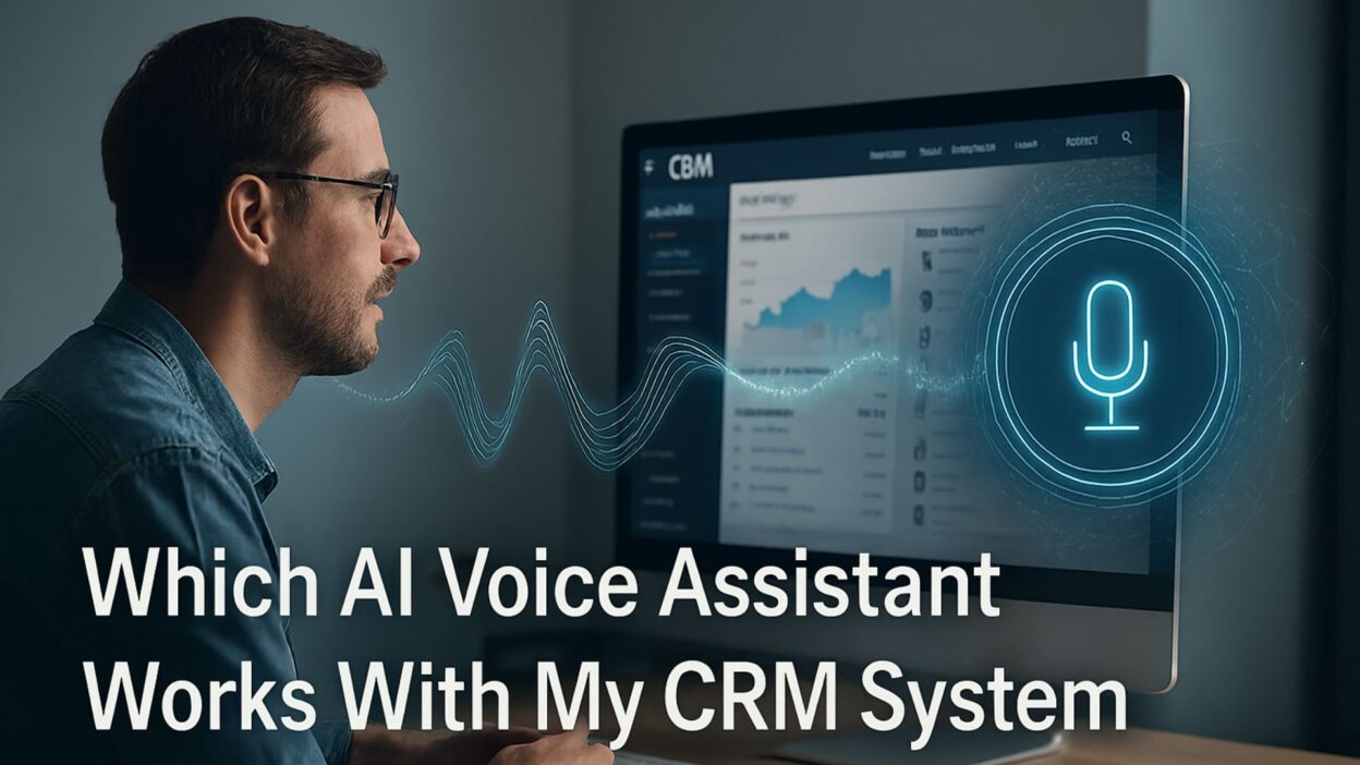 Which AI voice assistant works with my CRM system
