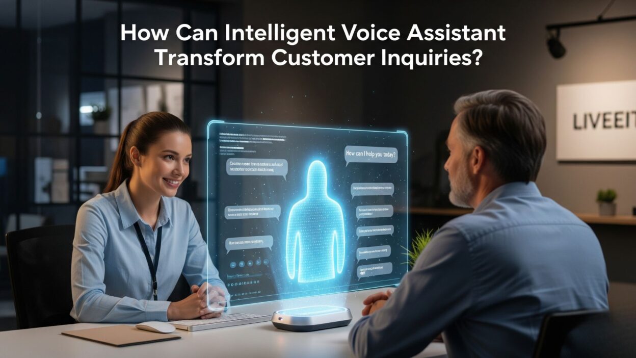 Intelligent voice assistant for customer inquiries