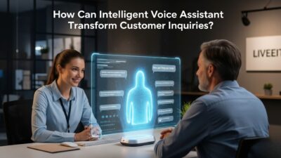 Intelligent voice assistant for customer inquiries