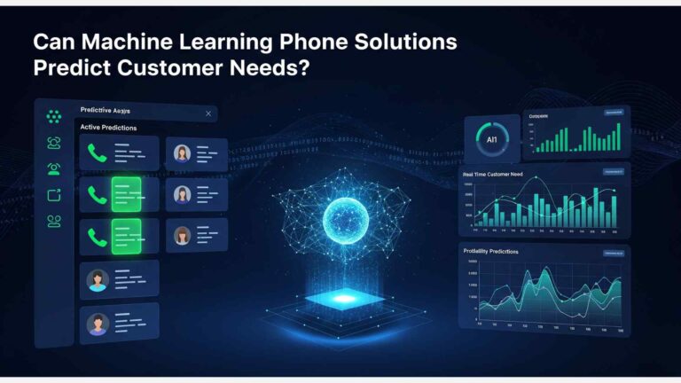 Can Machine Learning Phone Solutions Predict Customer Needs?