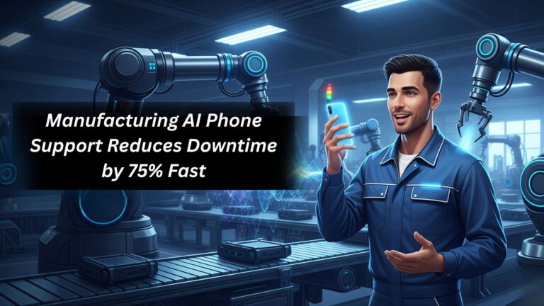 Manufacturing AI Phone Support Reduces Downtime by 75% Fast