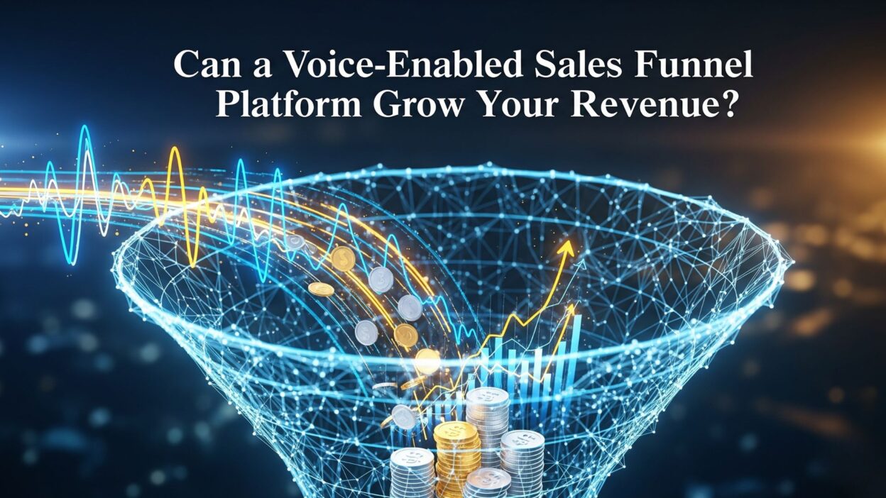 voice-enabled sales funnel automation platform