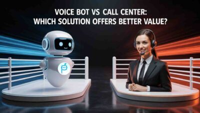 Voice bot vs call center