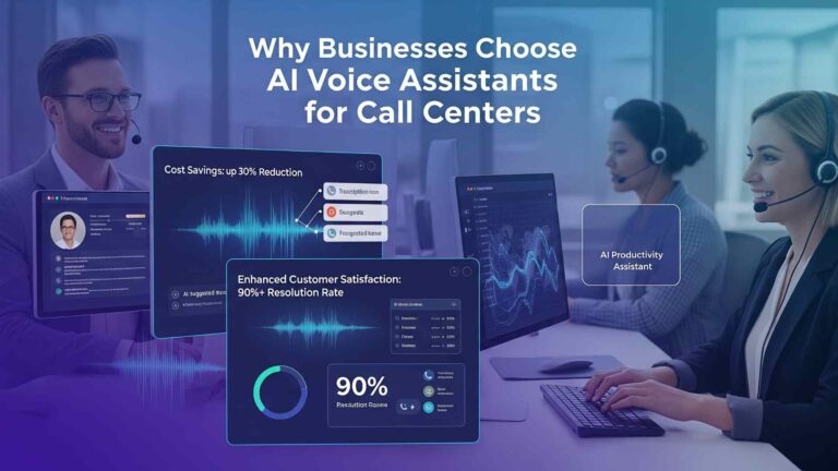 Why Businesses Choose AI Voice Assistants for Call Centers