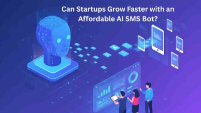 Affordable AI SMS bot for startup