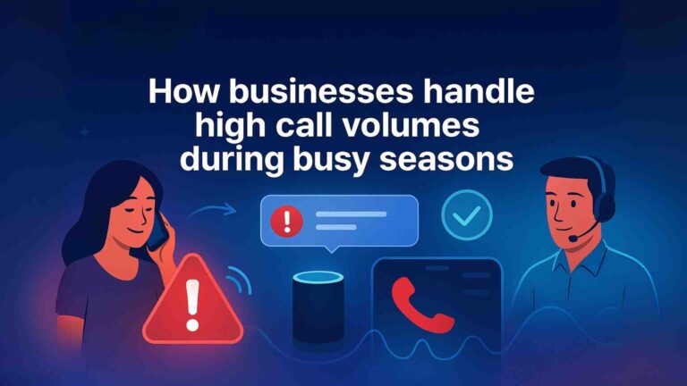 How Do Businesses Handle High Call Volumes During Busy Seasons?