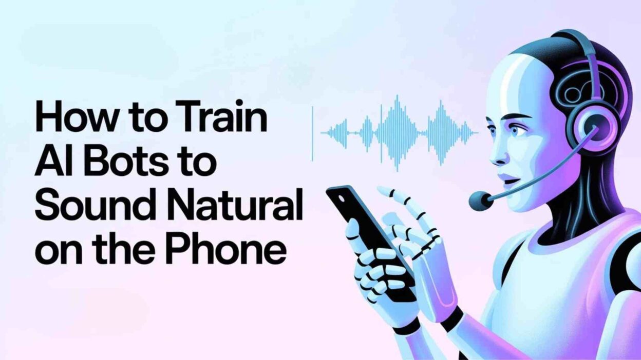 How to Train AI Bots to Sound Natural on the Phone
