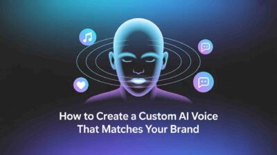 Create custom AI voice for brand