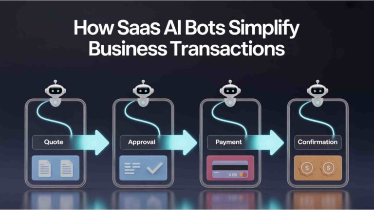 How SaaS AI Bots Simplify Business Transactions