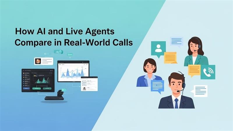 AI vs live agents performance