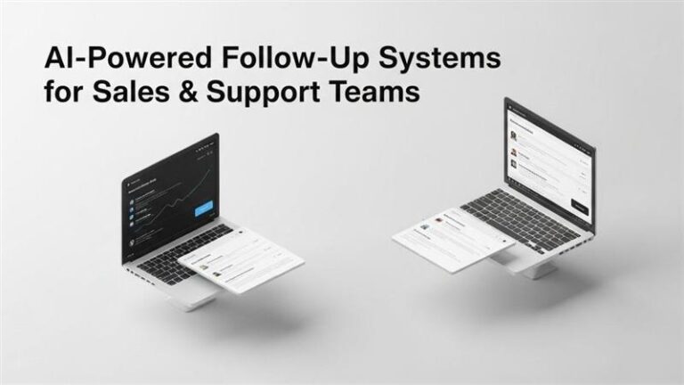 AI-Powered Follow-Up Systems for Sales & Support Teams