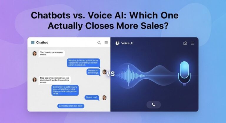 Chatbots vs. Voice AI: Which One Actually Closes More Sales?