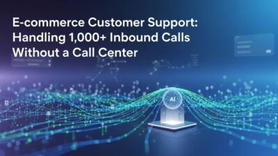 E-commerce customer support inbound calls