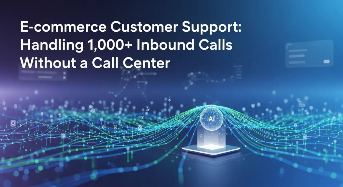 E-commerce customer support inbound calls