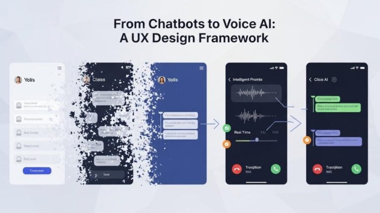 From Chatbots to Voice AI: A UX Design Framework