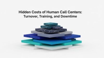 Hidden costs of human call centers