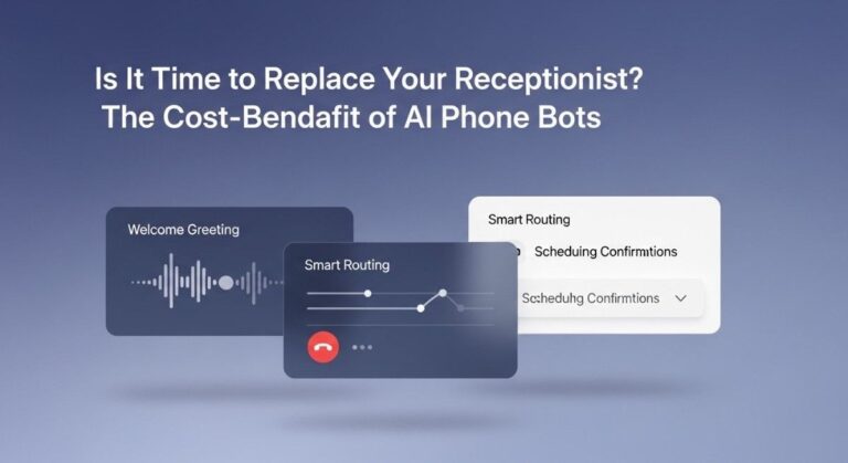 Is It Time to Replace Your Receptionist? The Cost-Benefit of AI Phone Bots