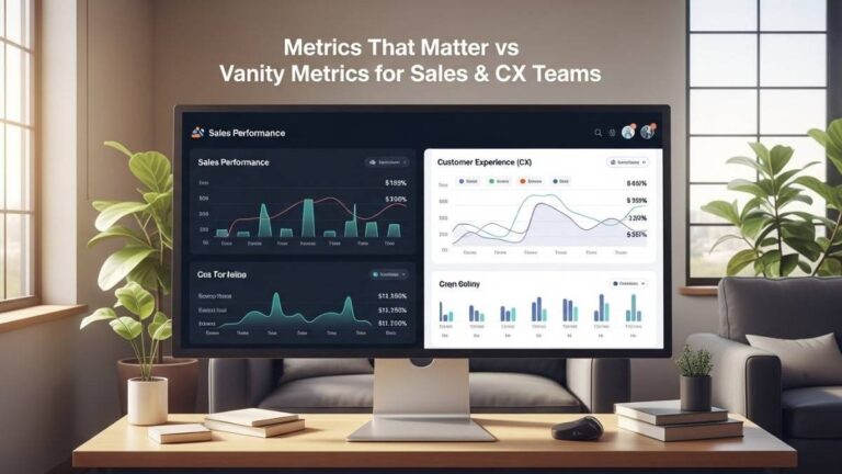 Metrics That Matter vs Vanity Metrics for Sales & CX Teams